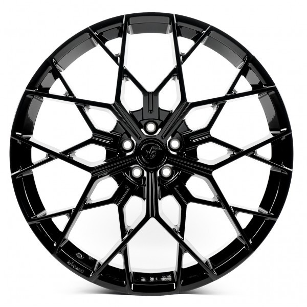 Автодиск R22 5X127 ET45 9,5J h71,5 WS Forged WS-151C GLOSS BLACK FORGED