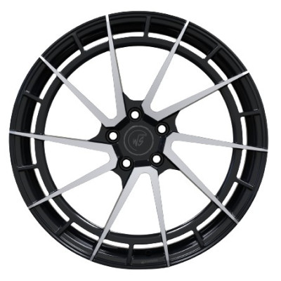 Автодиск R20 5X112 ET45 8,0J h57,1 WS Forged WS-17M GLOSS BLACK MACHINED FACE FORGED