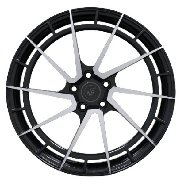 Автодиск R20 5X112 ET45 8,0J h57,1 WS Forged WS-17M GLOSS BLACK MACHINED FACE FORGED