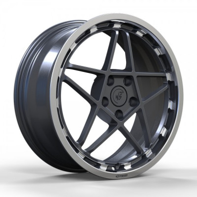 Автодиск R18 5X112 ET45 7,5J h57,1 WS Forged WS-24M MATT GRAPHITE LIP POLISH FORGED