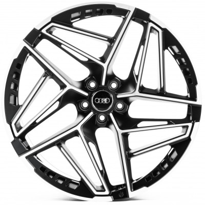 Автодиск R22 5X112 ET25 10,5J h66,45 WS Forged WS-A002C Satin Black Machined Face