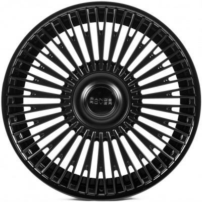 Автодиск R23 5X120 ET42,5 9,5J h72,45 WS Forged WS-LR13С Satin Black Lip Gloss Black