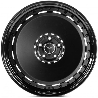 Автодиск R23 5X130 ET20 11,0J h84,0 WS Forged WS-MR005C Satin Black Lip Gloss Black