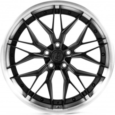Автодиск R20 5X112 ET19 9,5J h66,45 WS Forged WS-MR033C Brushed Silver Inside Satin Black
