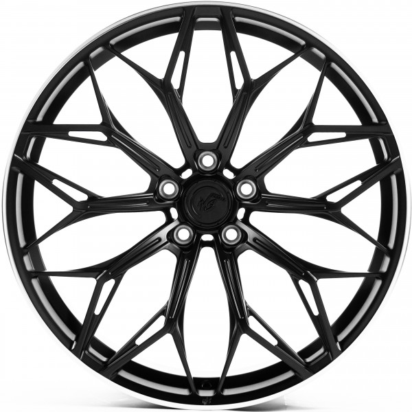 Автодиск R20 5X112 ET43 10,5J h66,45 WS Forged WS-MR034C Satin Black Lip Polish