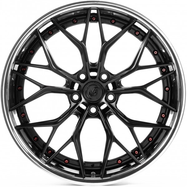 Автодиск R20 5X112 ET43 10,5J h66,45 WS Forged WS-MR035C Satin Black Lip Polish