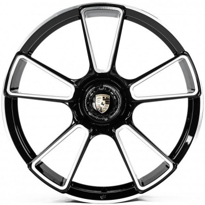 Автодиск R21 5X130 ET67 11,5J h71,5 WS Forged WS-PR003 Gloss Black Machined Face