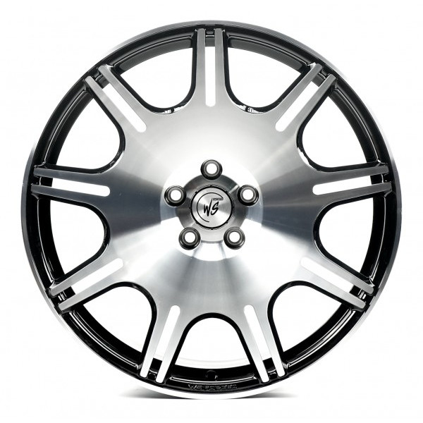 Автодиск R20 5X112 ET30 9,0J h66,6 WS Forged WS1249 GLOSS BLACK WITH MACHINED FACE FORGED