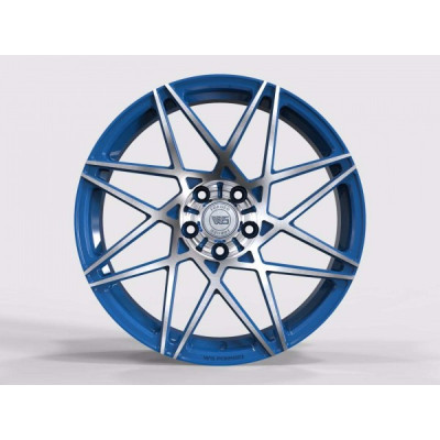 Автодиск R19 5X114,3 ET52,5 9,5J h70,5 WS Forged WS2107 GLOSS BLUE WITH MACHINED FACE FORGED