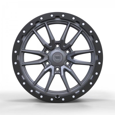 R19 6X139,7 ET25 8,0J h106,1 WS Forged WS22841 MATT GRAPHITE INSIDE RIM SATIN BLACK FORGED