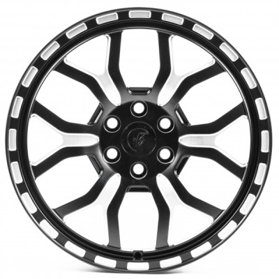 Автодиск R22 6X139,7 ET45 9,0J h95,1 WS Forged WS6-106C SATIN BLACK MILLING FORGED