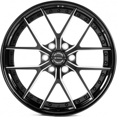 Автодиск R22 6X139,7 ET45 9,0J h95,1 WS Forged WS6-117C Satin Black Milling Lip Gloss Black