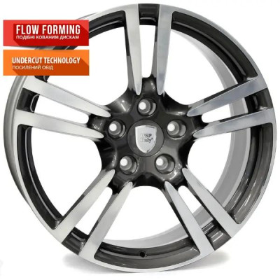 Автодиск R18 5X130 ET63 11,0J h71,6 WSP Italy W1054 Saturn Anthracite Polished