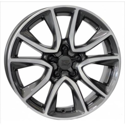 Автодиск R17 5X114,3 ET45 6,5J h64,1 WSP W2411 Gerda antracite polished