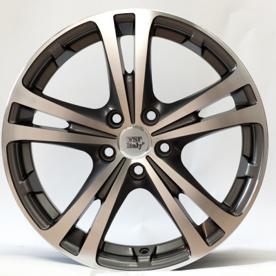 Автодиск R17 5X112 ET54 7,0J h57,1 WSP W3502 Danubio Anthracite Polished