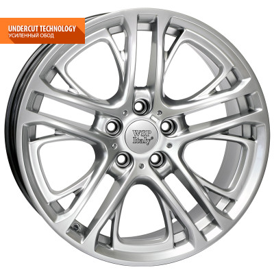 Автодиск R19 5X120 ET30 8,0J h72,6 WSP Italy W677 Xenia Diamond Black Polished