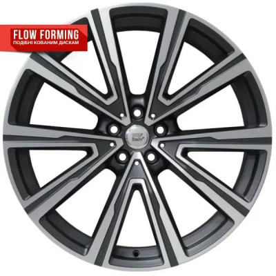 Автодиск R22 5X112 ET43 10,5J h66,5 WSP Italy W686 Fire Matt Gun Metal Polished