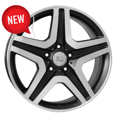 Автодиск R20 5X130 ET50 9,5J h84,1 WSP Italy W775 Miyagi Dull Black Polished