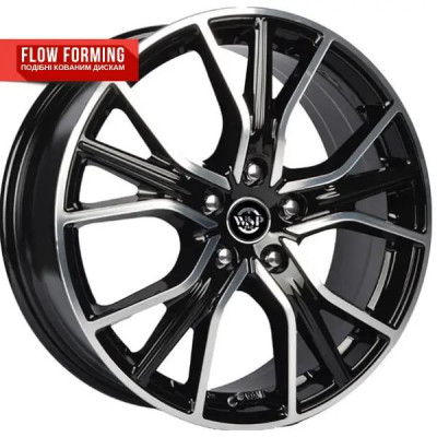Автодиск R18 5X114,3 ET35 7,0J h60,1 WSP Italy WD004 Zurich Gloss Black Full Polished