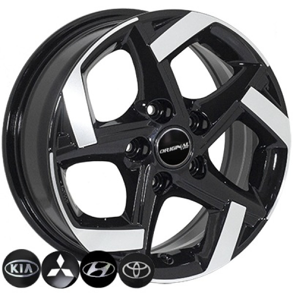 Автодиск R15 5X114,3 ET39 6,0J h67,1 ZW BKY0121 BP